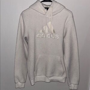 Adidas Cream Fleece Hoodie